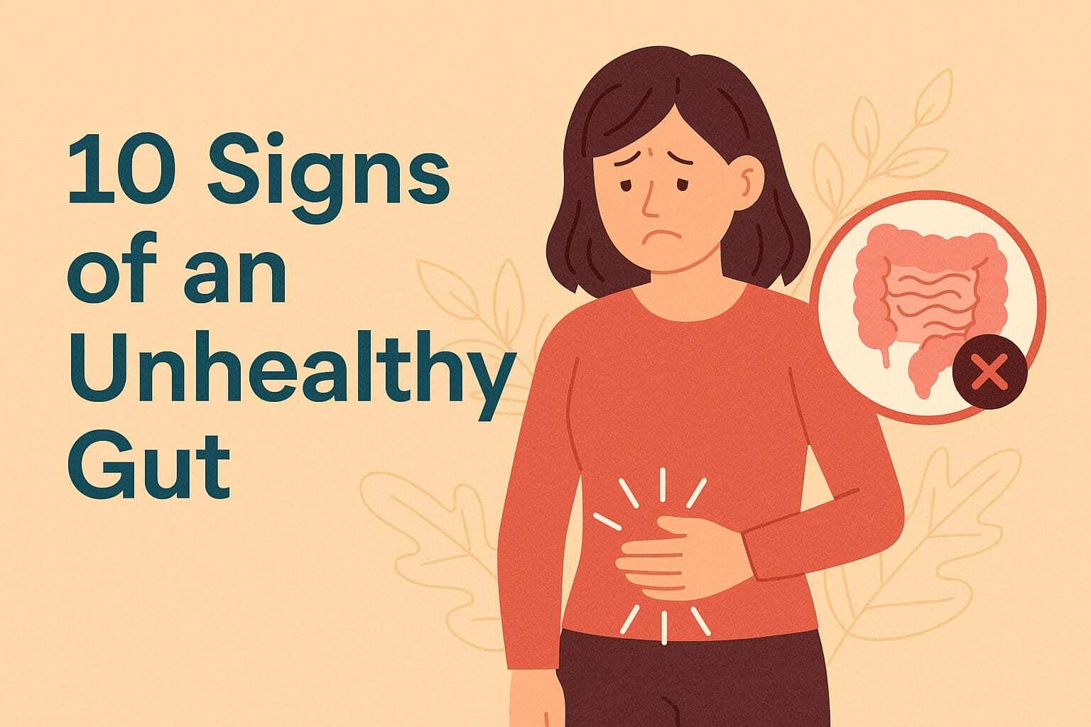 signs of an unhealthy gut
